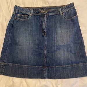 Jean skirt